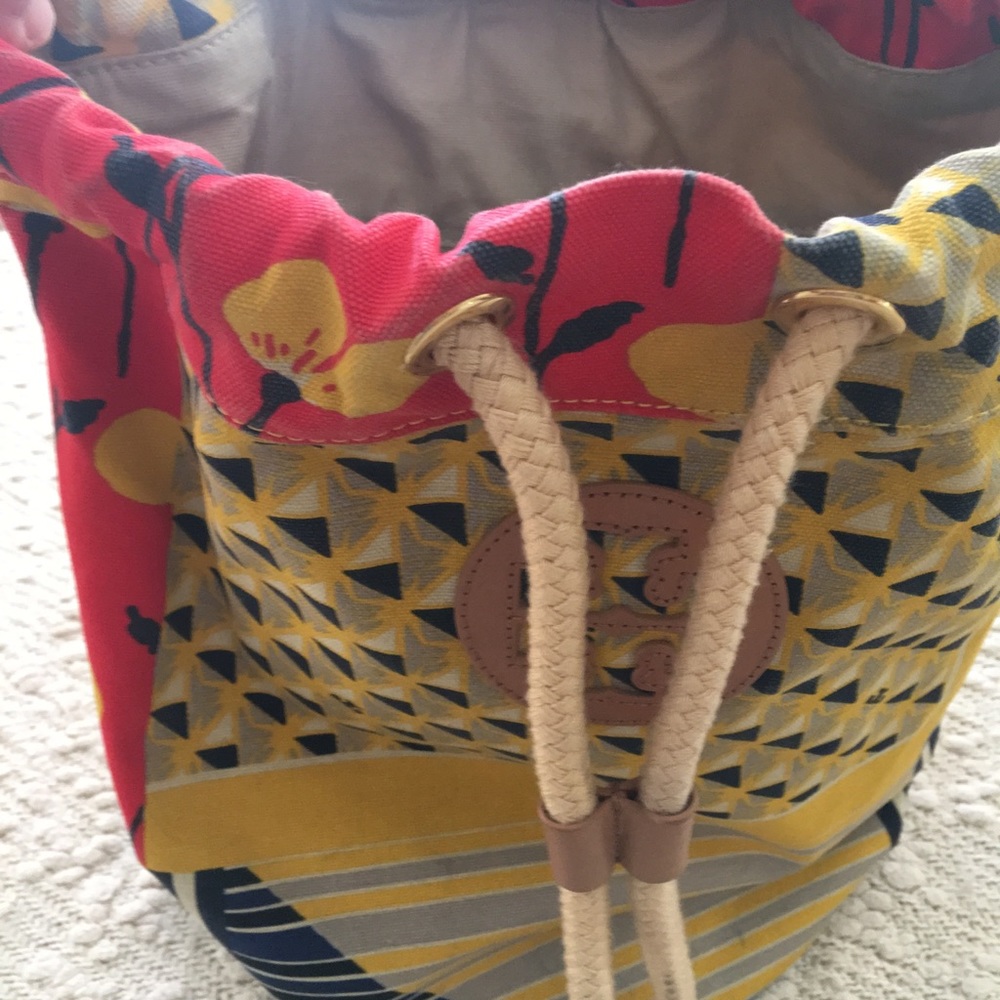 Tory Burch Soft Canvas Back Pack